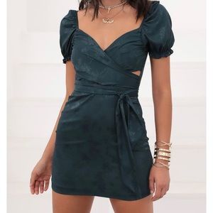 Green Lucy in the Sky Homecoming Dress